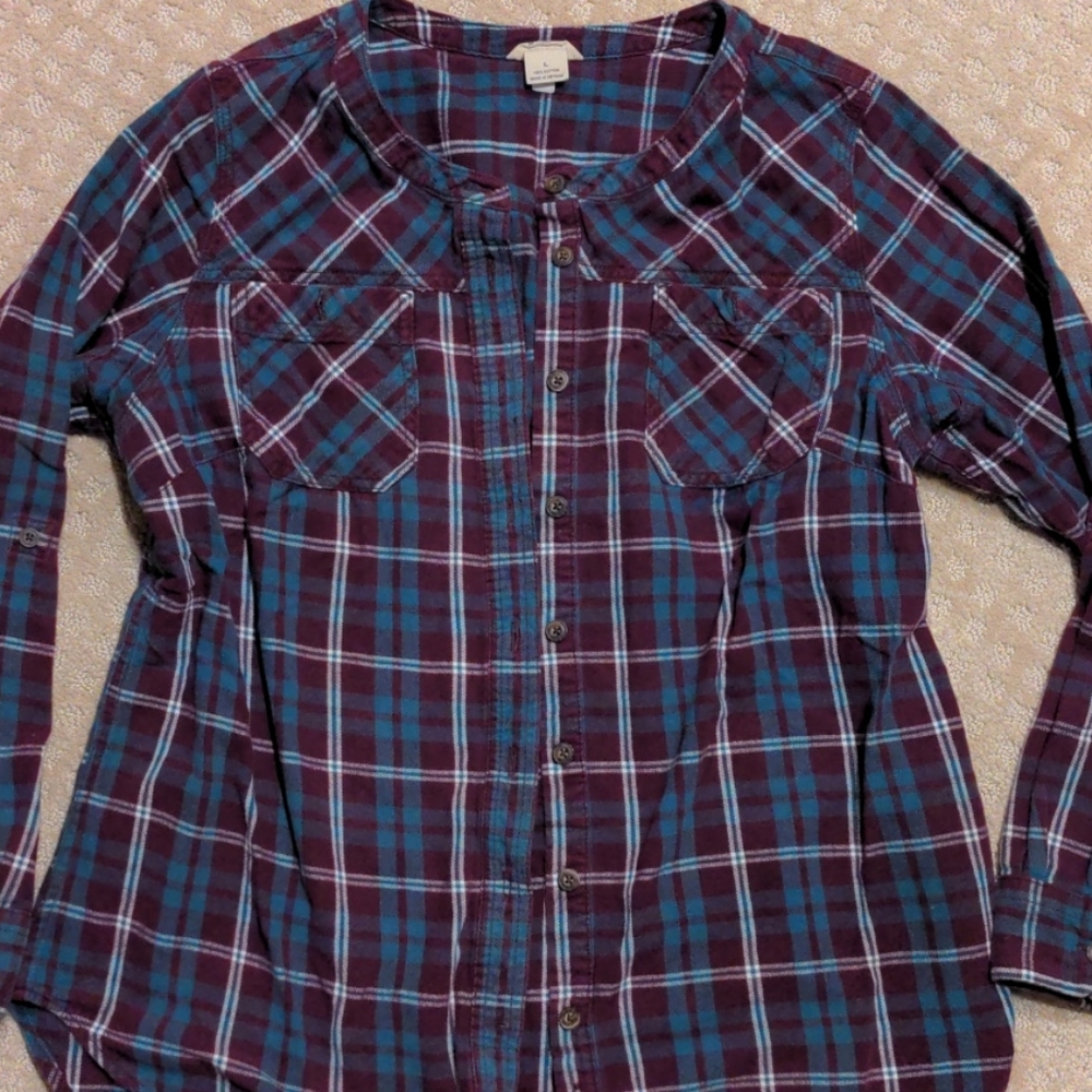 Duluth Trading flannel shirt